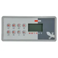 Clavier de commande avec autocollant TSC-8, K-8 - 8 boutons