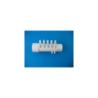 Collecteur d'air (Manifold) 1 1/2" X 1 1/2"  M/F  10 sortie  3/8 " lisses avec 4 bouchons