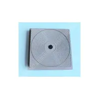 Couvercle SK Standard rond + cadre carré - GRIS