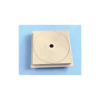 Couvercle SK Standard rond + cadre carré - SABLE