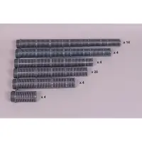 Ensemble de crépines 1"1/2 pour filtre Praga Ø2350 (Astralpool)