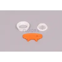 Ensemble grille de buse + clé