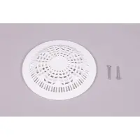 Grille anti-vortex BDF NORMA préfabriqué avec vis métriques - BLANC (ASTRALPOOL)