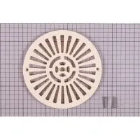 Grille BDF 2'' Liner/Préfab AM + vis métriques 25 mm - SABLE