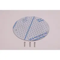 Grille inox Ø300mm + vis de maintien