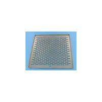 Grille (+ Vis) BDF Carrée 252x252 mm en inox Liner/Béton (ASTRAL) 