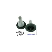 Jet Poly Power Storm II  S-Scallop Diamètre 90mm Grise