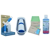 Kit FitlerGuard de nettoyage de cartouche (brosse cyclone avec réservoir + lingettes biodégradables + seau 17L