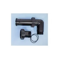 Kit raccordement noir pour vanne 2" Filtre Balear, San Sebastian, Boreal - REMPLACE RRFI0006.01R, R0597000