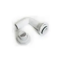 Liaisons de vanne blanches sup. et inf. à coller D.60.3 avec joints et écrous 2" pour filtres Pentair (PRAHER)