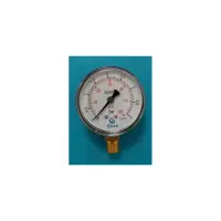 Manomètre Ø63 4 bars vis 1/4'' (pour adaptateur 101D014) - 101D005 (SNTE)