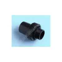 OBSOLETE 1.5" Raccord set (2 pièces) avec joint (Noir et Blanc) N'EXISTE PLUS REMPLACE PAR E89280102B 