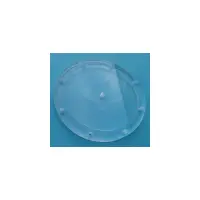 OBSOLETE - Couvercle transparent métacrilate D.280 épaisseur 20mm 8 trous avec filetage mano 1/4" pour Filtre 