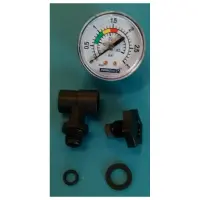 OBSOLETE Manomètre 1/8'' + Té +purge + joints - N'EXISTE PLUS remplacé par CE04180404 (SNTE)