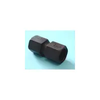 OBSOLETE - Raccord injection F/F pièce noire PP 3/8 - REMPLACE PAR 4408060114
