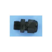 Presse-étoupe M12x1.5 noir (clé de 15) (Microdos)