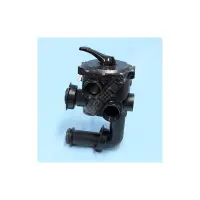 Vanne side 2" 6 voies noire FSAB Triton et Quad avec connexions - Entraxe de 190 mm
