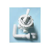 Vanne Side multivoies 2'' blanche avec jonctions entraxe 230 mm - 43035 (existe en noir 07444)