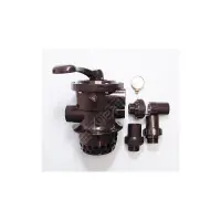Vanne Top 1.5'' noire avec raccords et manomètre - Remplace 88280105