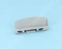 Ailette 20mm grise droite