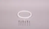 Anneau de fixation + visserie pour PROJ orientable - BLANC