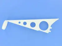 ARETE DE DEFLECTEUR BLANC MANTA