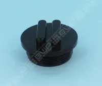 Bouchon pour vanne latéral 2" (Noir)
