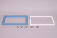 Bride (+ enjoliveur + vis) SK Easyline BLEUE