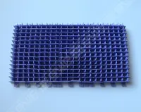 Brosse PVC bleue/bleu clair GM