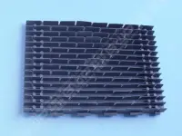 Brosse PVC grise à picots 280x195mm
