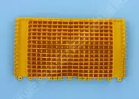 Brosse PVC jaune (modèle à anneau) pour Dolphin SWASH CL, BALY, FACIL'O, OZEO