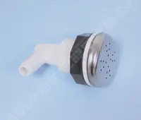 Buse d'air blanche inox (Ø10)