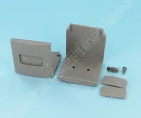 Cache plastique gris RAL 7036