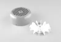 Capot de ventilateur PPE Fonte 3000 tr/mn - 3 à 4 CV, avec Ventil