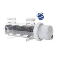 Cellule complète POOLRITE STERILOR grise avec coque - 6 grilles de 50x200 mm - AK150/AKS150/SC25