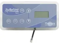 Clavier de commande avec autocollant L100/L200 connexion RJ11 - 6 boutons (Jets, Light, Aux, Prog, Warm, Cool)