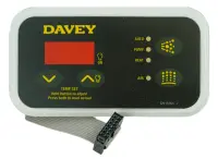 Clavier de commande rectangulaire Spa Power SP400, SP500 et SP601