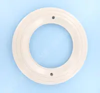 Collerettes/enjoliveurs 2 trous + vis PROJ PL84V, fixation par vis - Sable