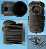 Corps de pompe noir + vis pour PPE Bettar, Badu Top