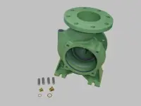 Corps de pompe PPE Fonte 3000 tr/mn - 5,5 à 12,5 CV - avec joint et vis
