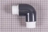 Coude fileté d'aspiration skimmer