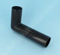 Coude tuyau 1"1/2 (Noir) 120mm