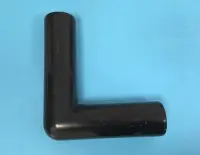 Coude tuyau 2" (Noir) 183mm