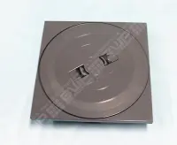 Couvercle + cadre carré de skimmer Prestige GRIS Anthracite