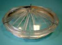 Couvercle FILTRE SAB Jupiter 8" Transparent, trou fileté (101D009)