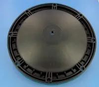 Couvercle FILTRE SAB Noir - 8 Trous - Ø290ext / 230int