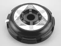 Couvercle quart de tour + vis de blocage de vanne 1"1/2 NM noire