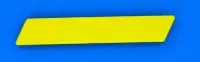 Décoration barre jaune