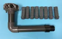 Diffuseur inférieur FILTRE SAB Jupiter, Titan 14m3 avec coude + 8 crépines 1" - 110 mm