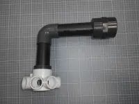 Diffuseur supérieur FILTRE SAB (Jupiter, Titan) 14m3 - avec coude - 101D031